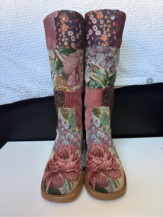 Briggs New York Shoes - Steve Madden Floral Patchwork boot